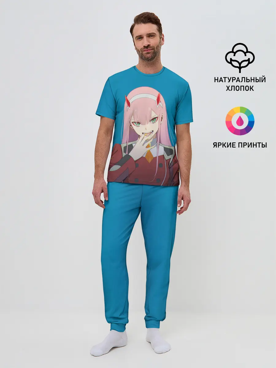 Мужская пижама с брюками / Darliing on blue