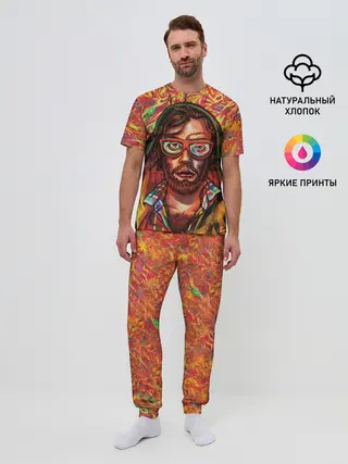 Мужская пижама с брюками / Hotline Miami 2: Wrong Number