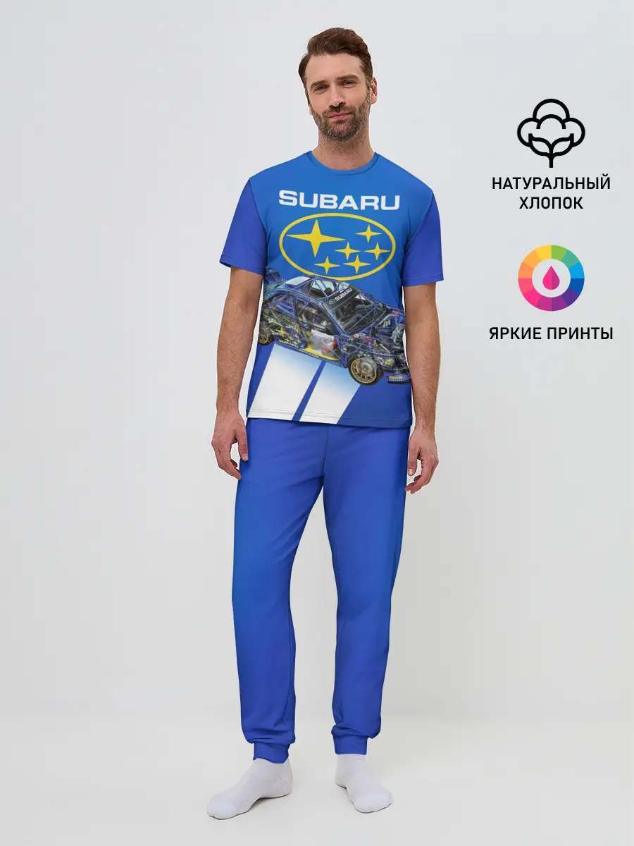 Мужская пижама с брюками / Subaru