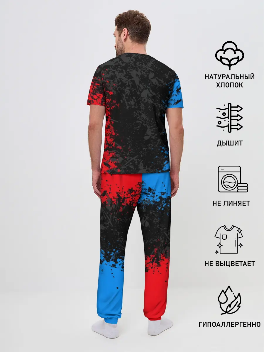 Мужская пижама с брюками / TEAM FORTRESS 2 RED VS BLUE