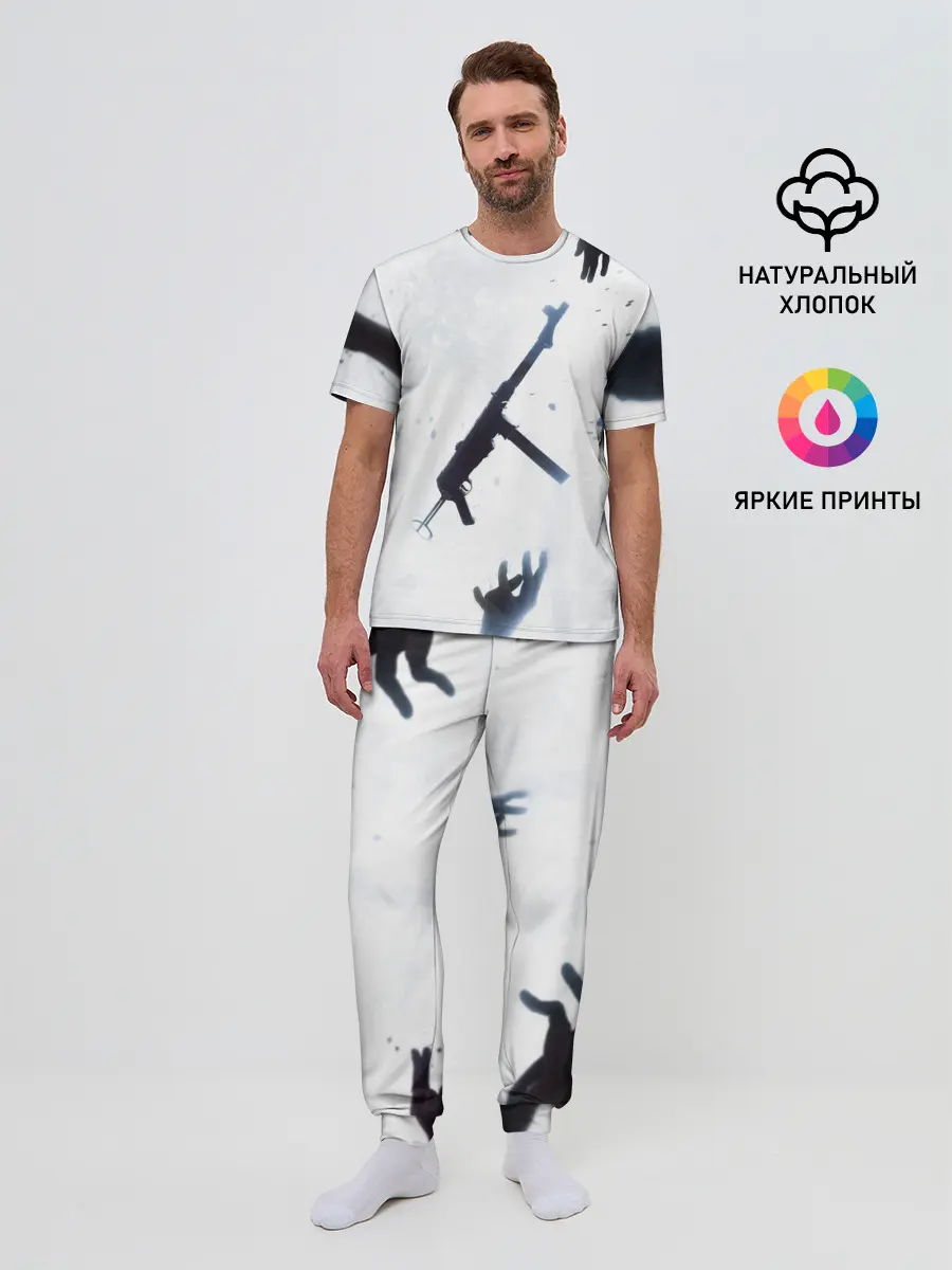 Мужская пижама с брюками / Бателфилд МП 40