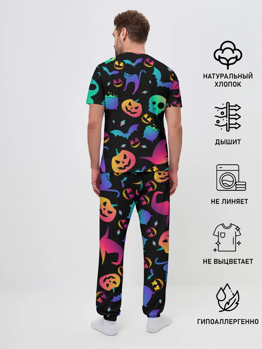Мужская пижама с брюками / MARSHMELLO HALLOWEEN