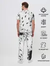 Мужская пижама с брюками / KILLER QUEEN черные брызги