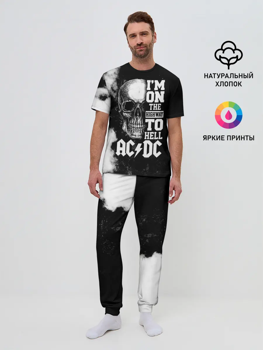 Мужская пижама с брюками / AC/DC