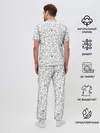 Мужская пижама с брюками / Такие Разные Котейки