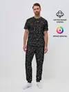 Мужская пижама с брюками / Такие Разные Котейки