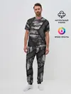 Мужская пижама с брюками / Камуфляжная 3D броня