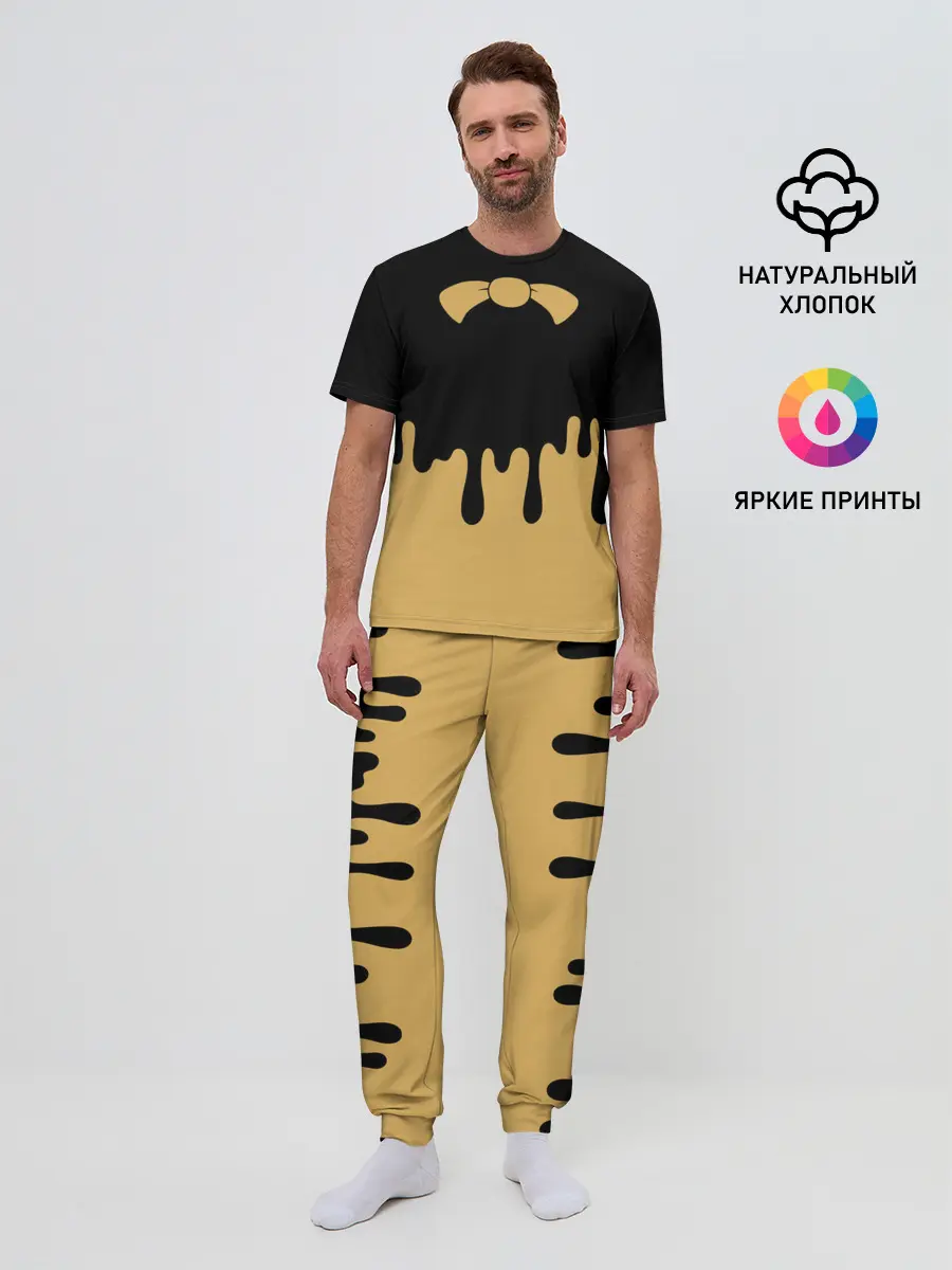 Мужская пижама с брюками / Bendy And The Ink Machine