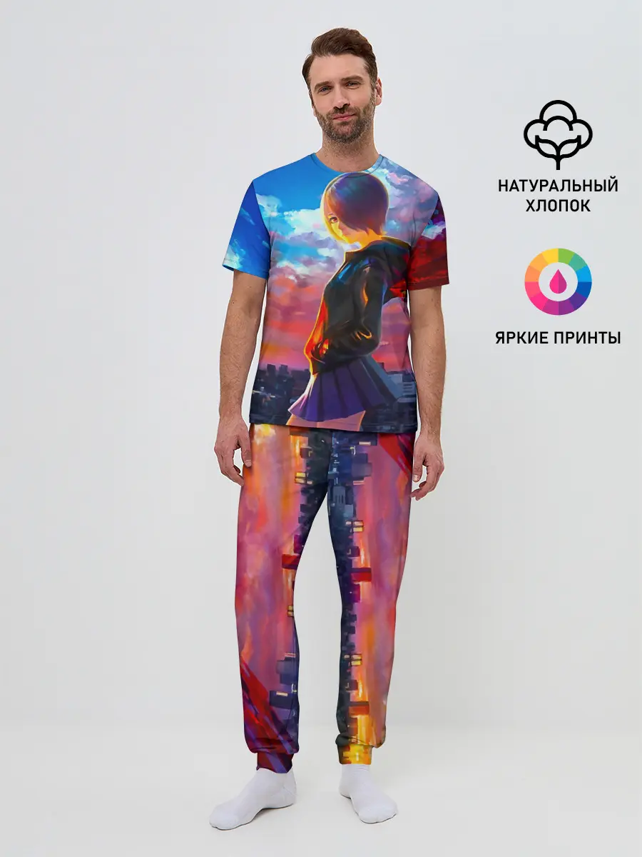 Мужская пижама с брюками / Токийский гуль