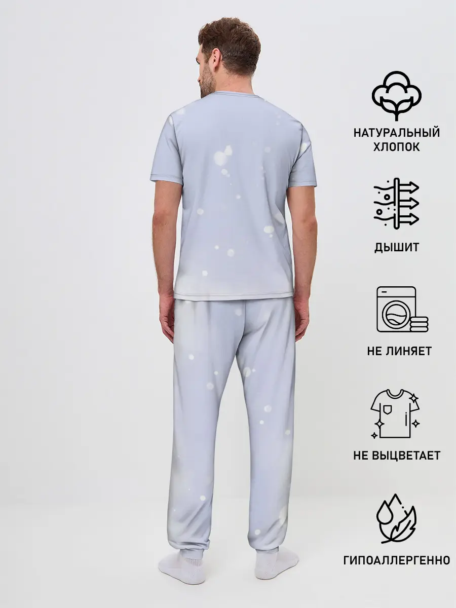 Мужская пижама с брюками / Hatsune Miku. Winter