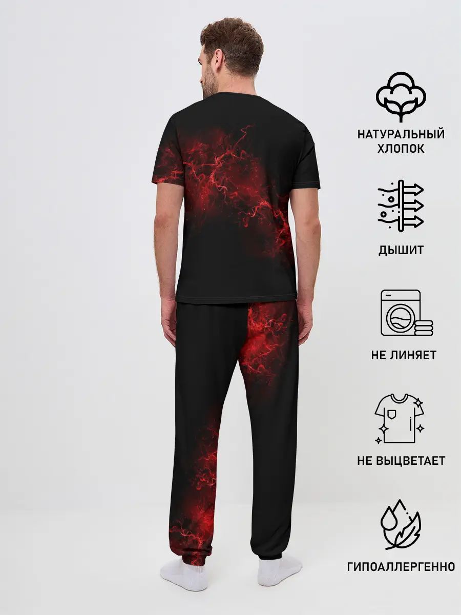 Мужская пижама с брюками / Cyberpunk 2077.