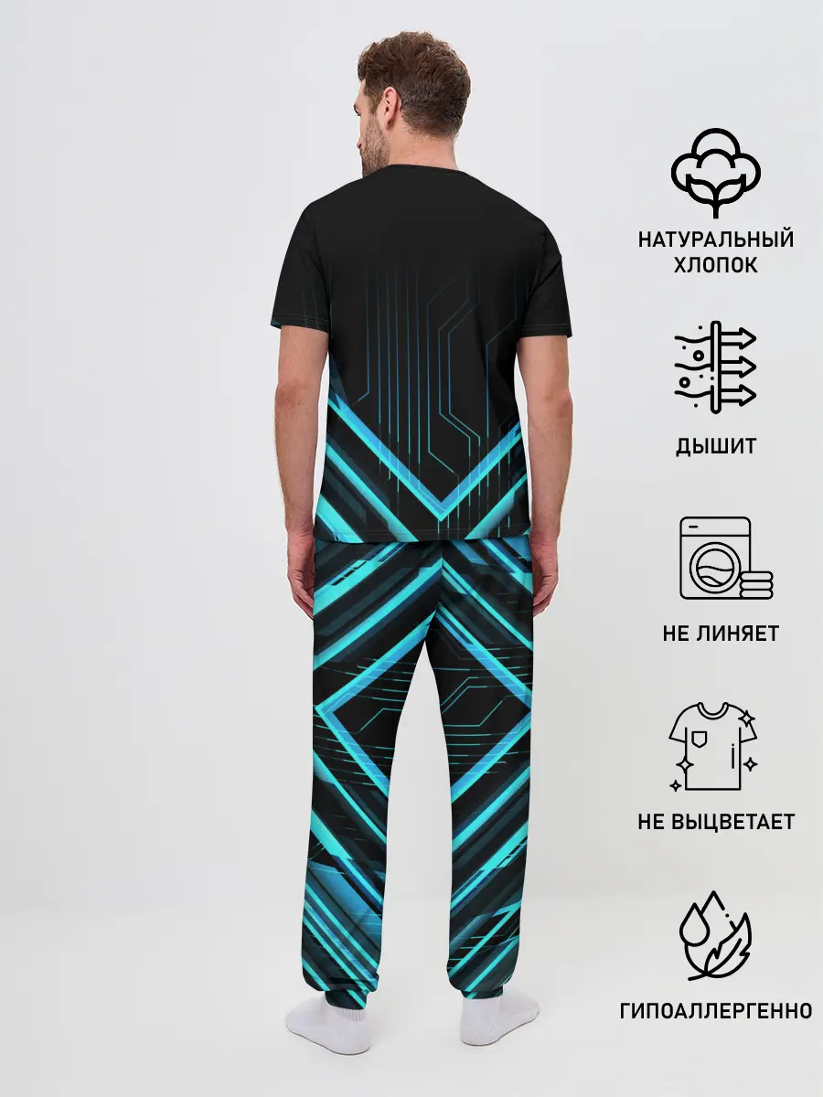 Мужская пижама с брюками / Cyberpunk 2077