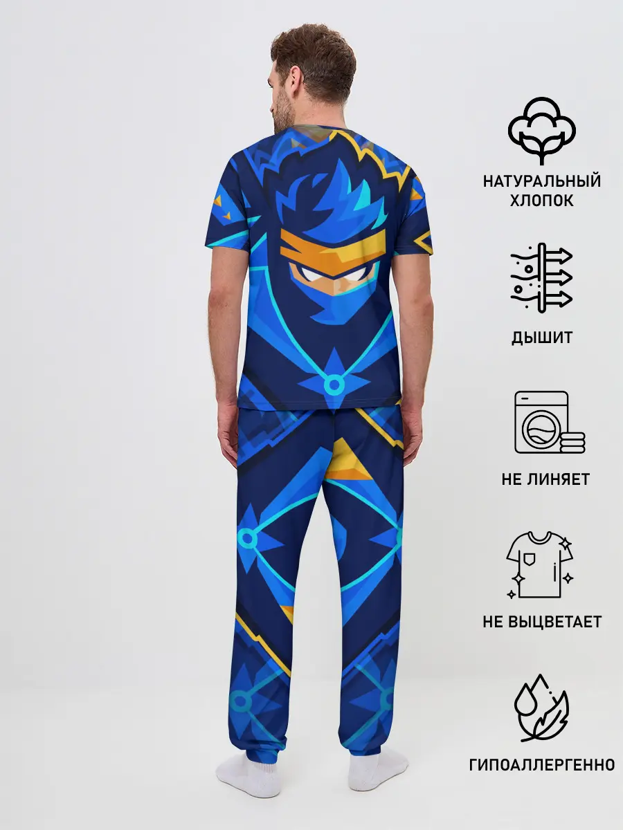 Мужская пижама с брюками / FORTNITE NINJA