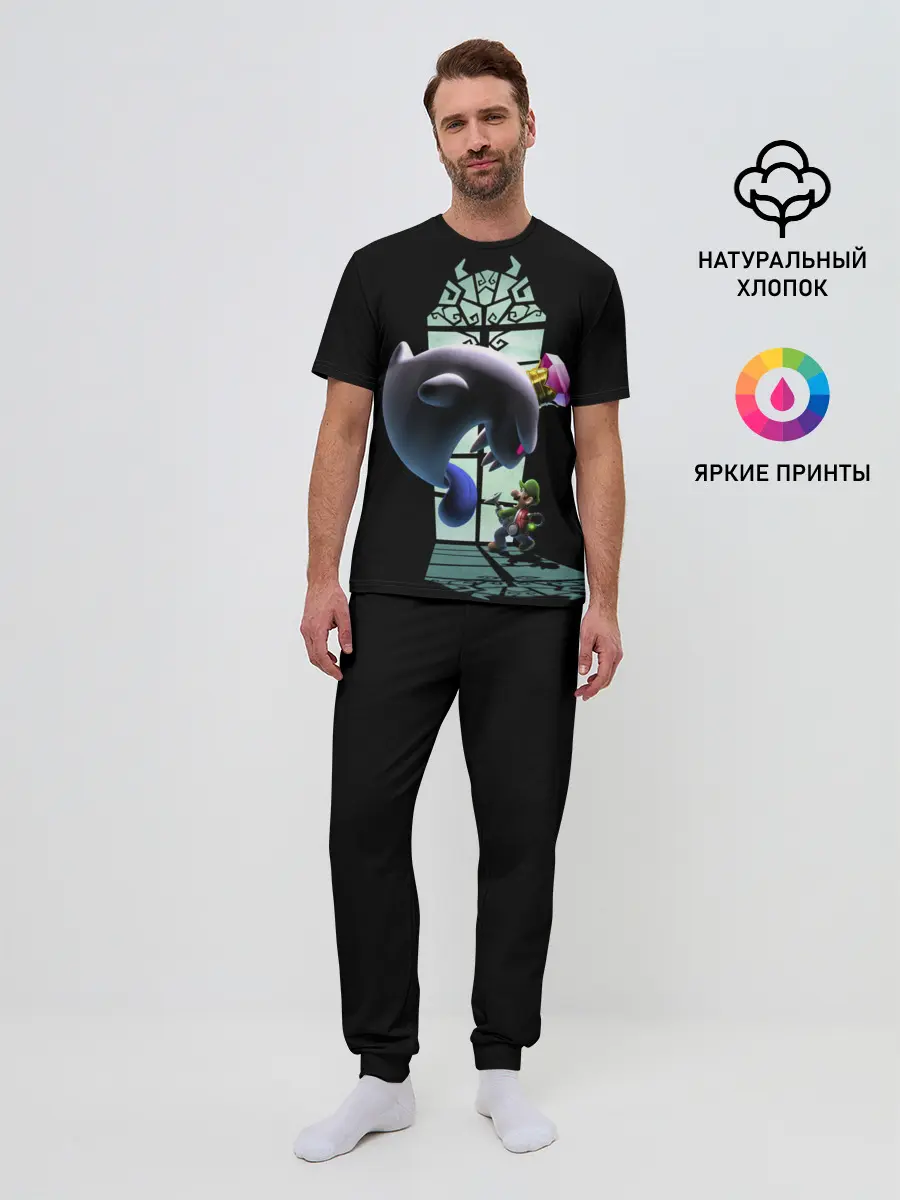 Мужская пижама с брюками / Luigis Mansion