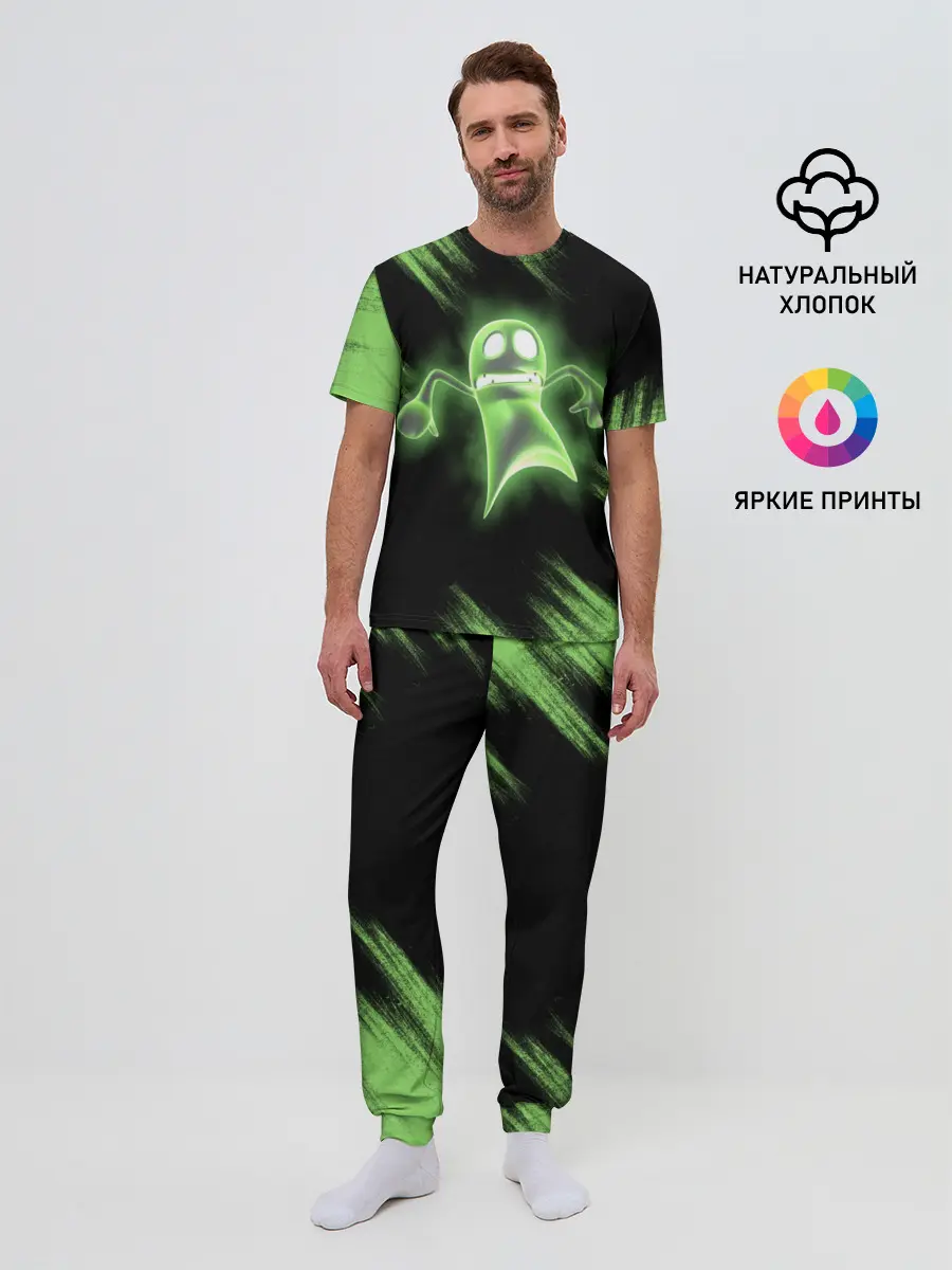 Мужская пижама с брюками / Luigis Mansion