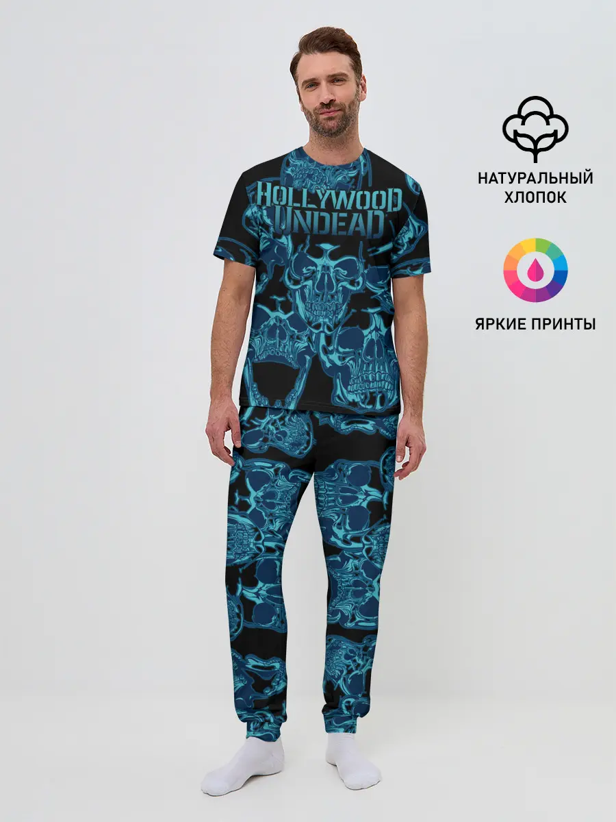 Мужская пижама с брюками / Hollywood Undead