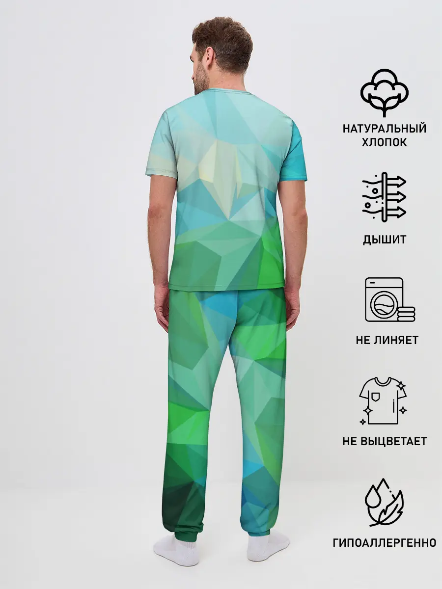 Мужская пижама с брюками / GEOMETRY
