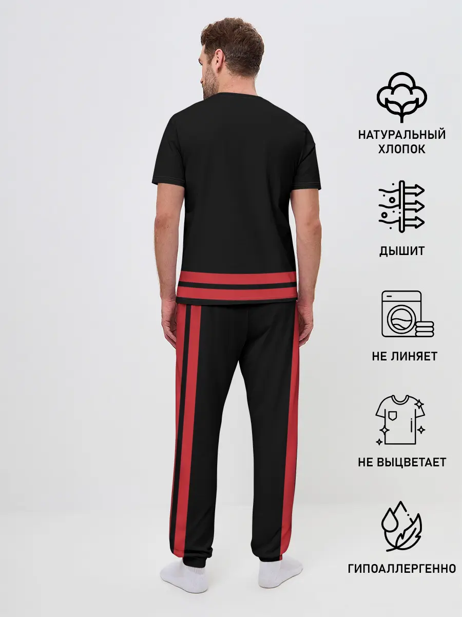 Мужская пижама с брюками / Торонто Рапторс NBA