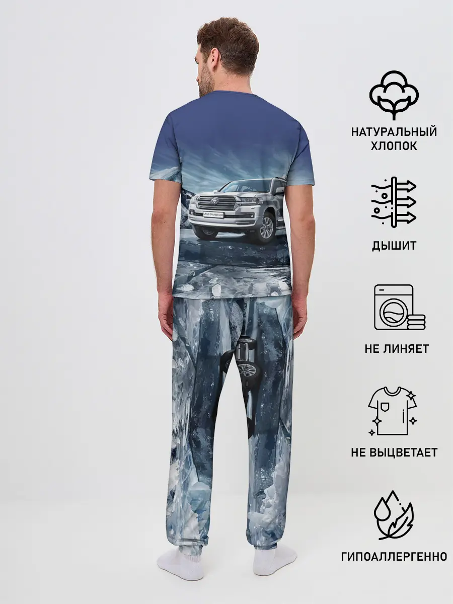 Мужская пижама с брюками / Land Cruiser 200