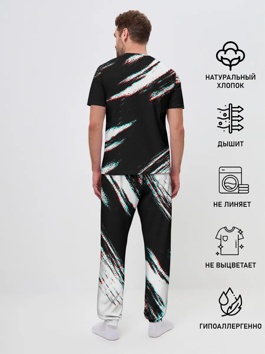 Мужская пижама с брюками / Samurai | Glitch.