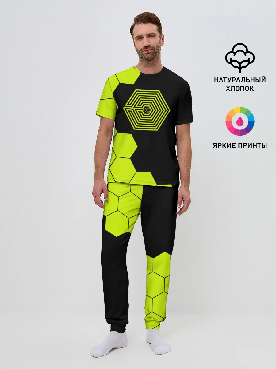 Мужская пижама с брюками / EXO