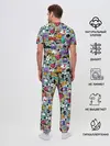 Мужская пижама с брюками / Stickerboom