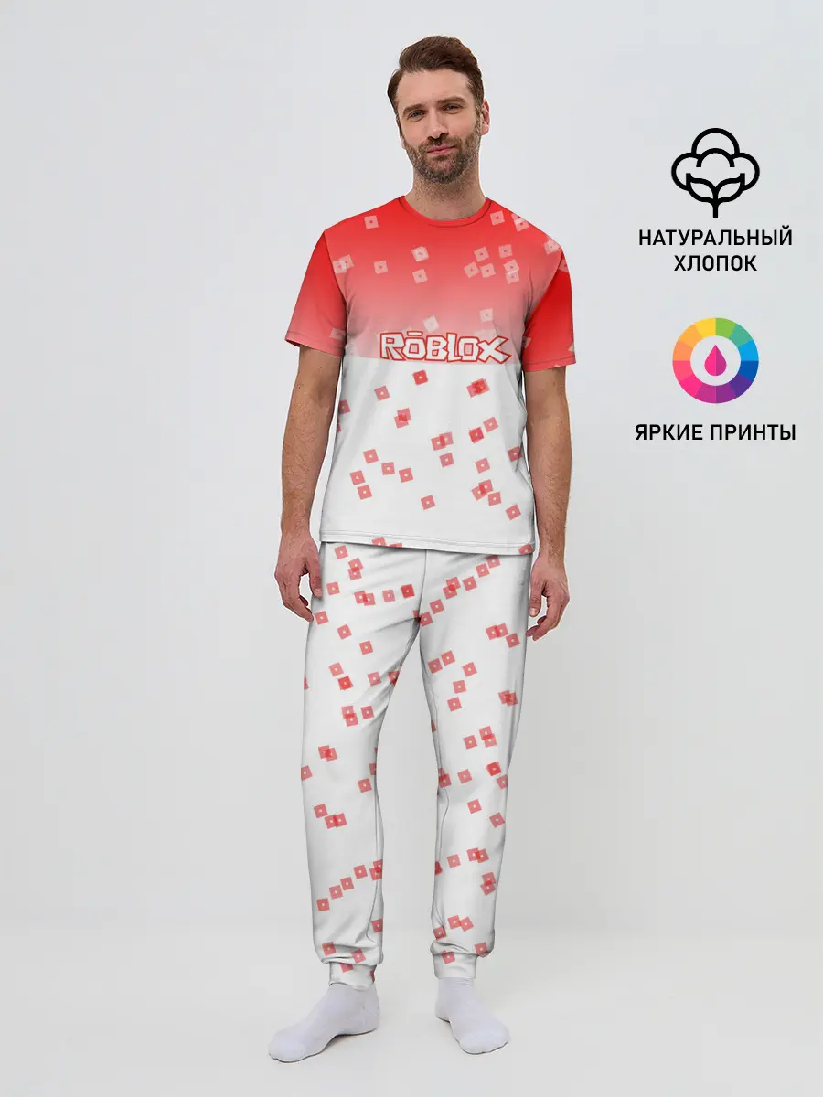 Мужская пижама с брюками / ROBLOX
