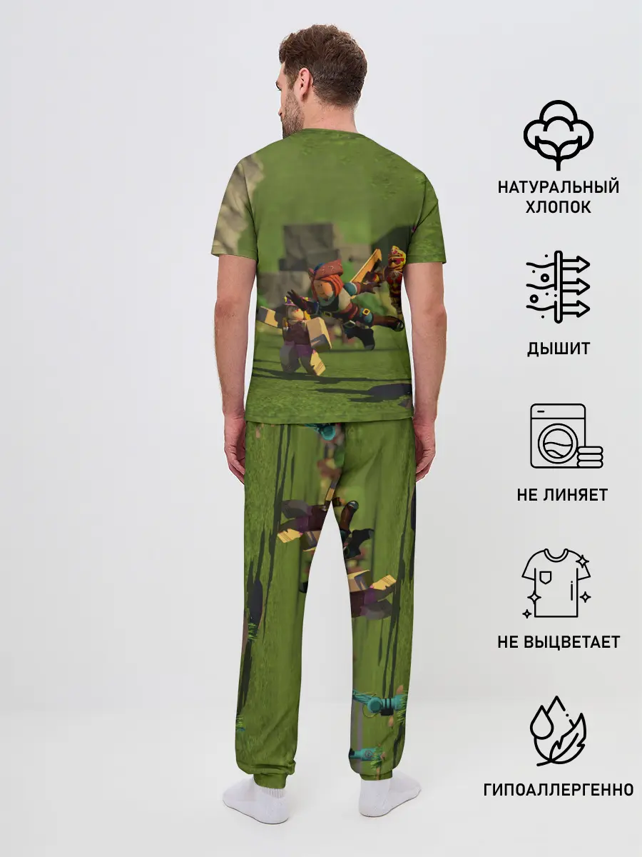 Мужская пижама с брюками / ROBLOX