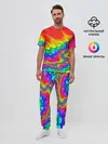 Мужская пижама с брюками / TIE-DYE