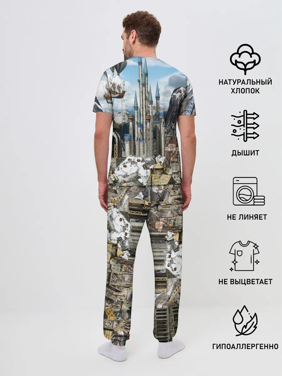 Мужская пижама с брюками / HEROES
