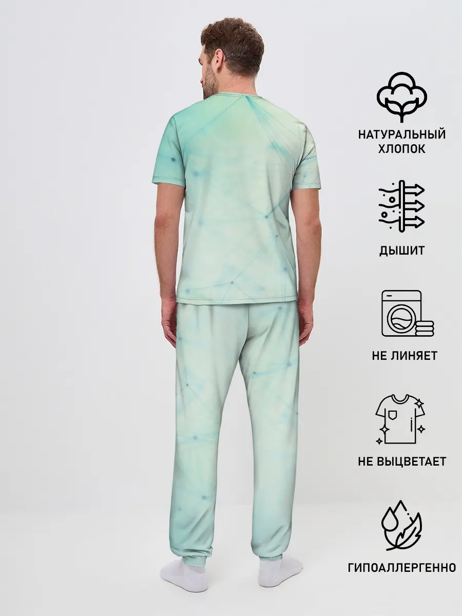 Мужская пижама с брюками / Корги