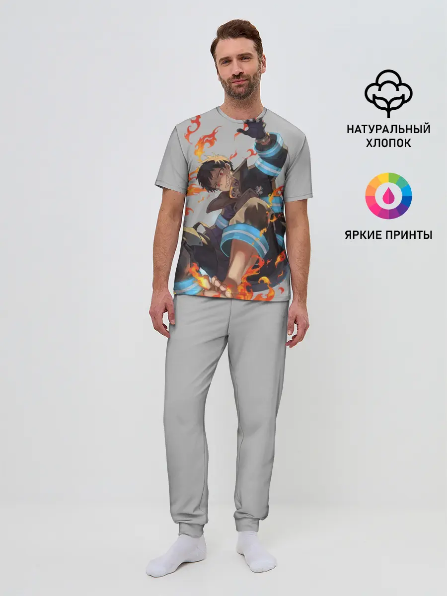 Мужская пижама с брюками / FireForce