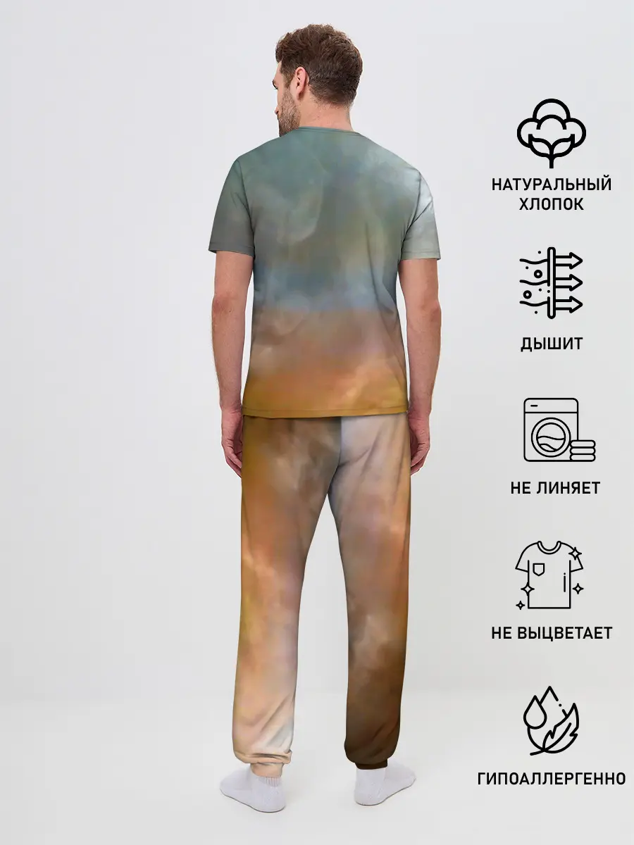 Мужская пижама с брюками / КОРГИ ЛУЧНИК