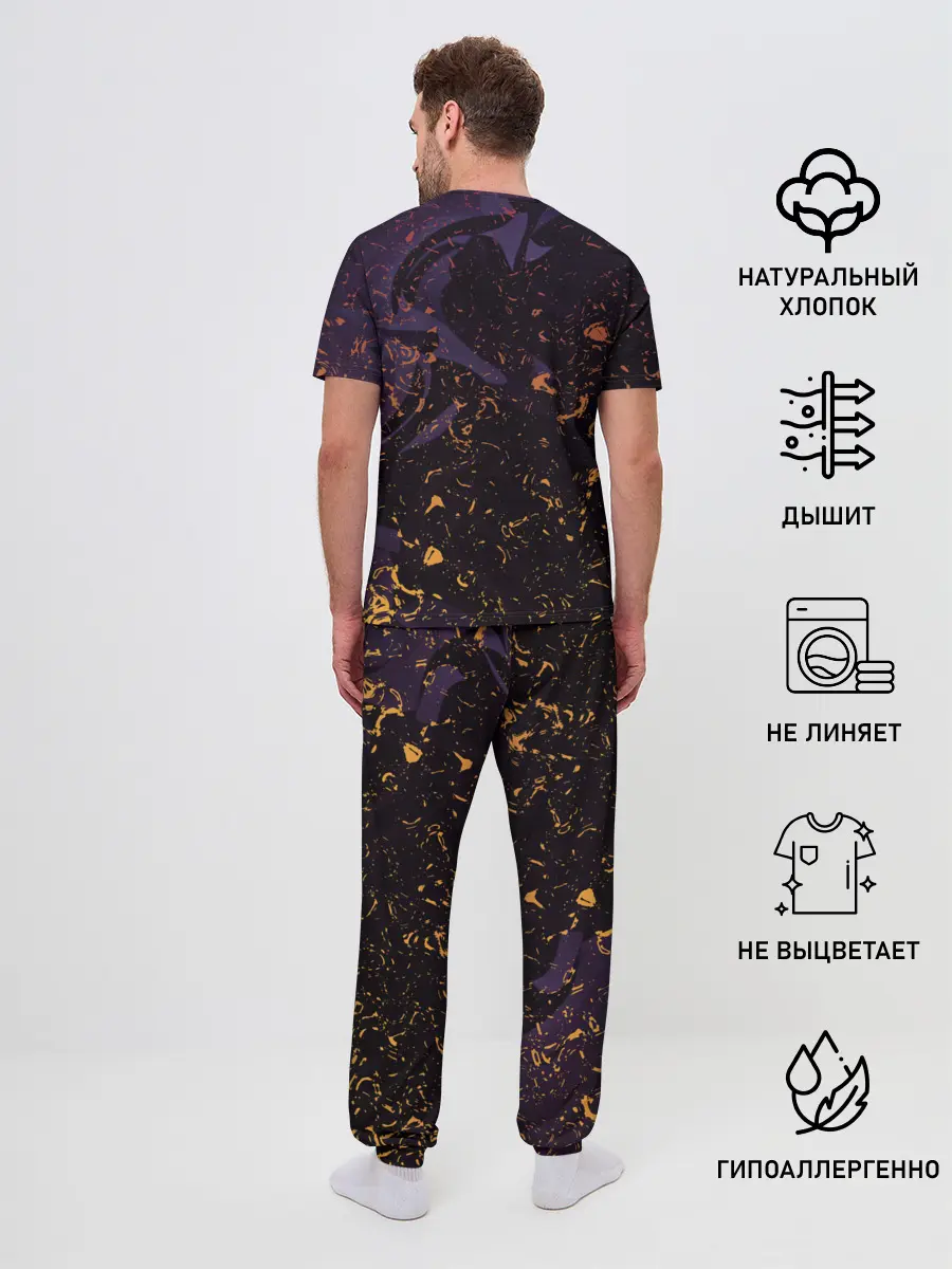 Мужская пижама с брюками / Flame in the night