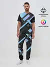 Мужская пижама с брюками / Modern Geometry