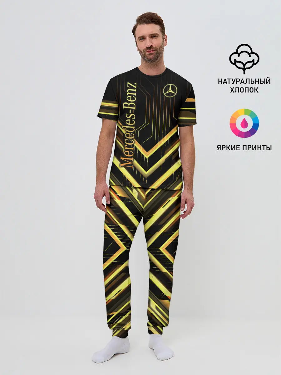Мужская пижама с брюками / Mercedes-Benz