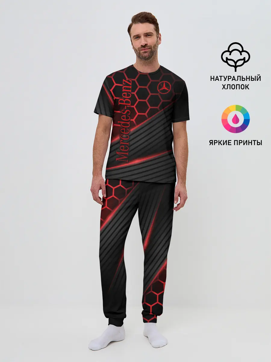 Мужская пижама с брюками / Mercedes-Benz