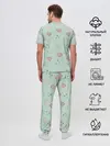 Мужская пижама с брюками / Алмазный арт