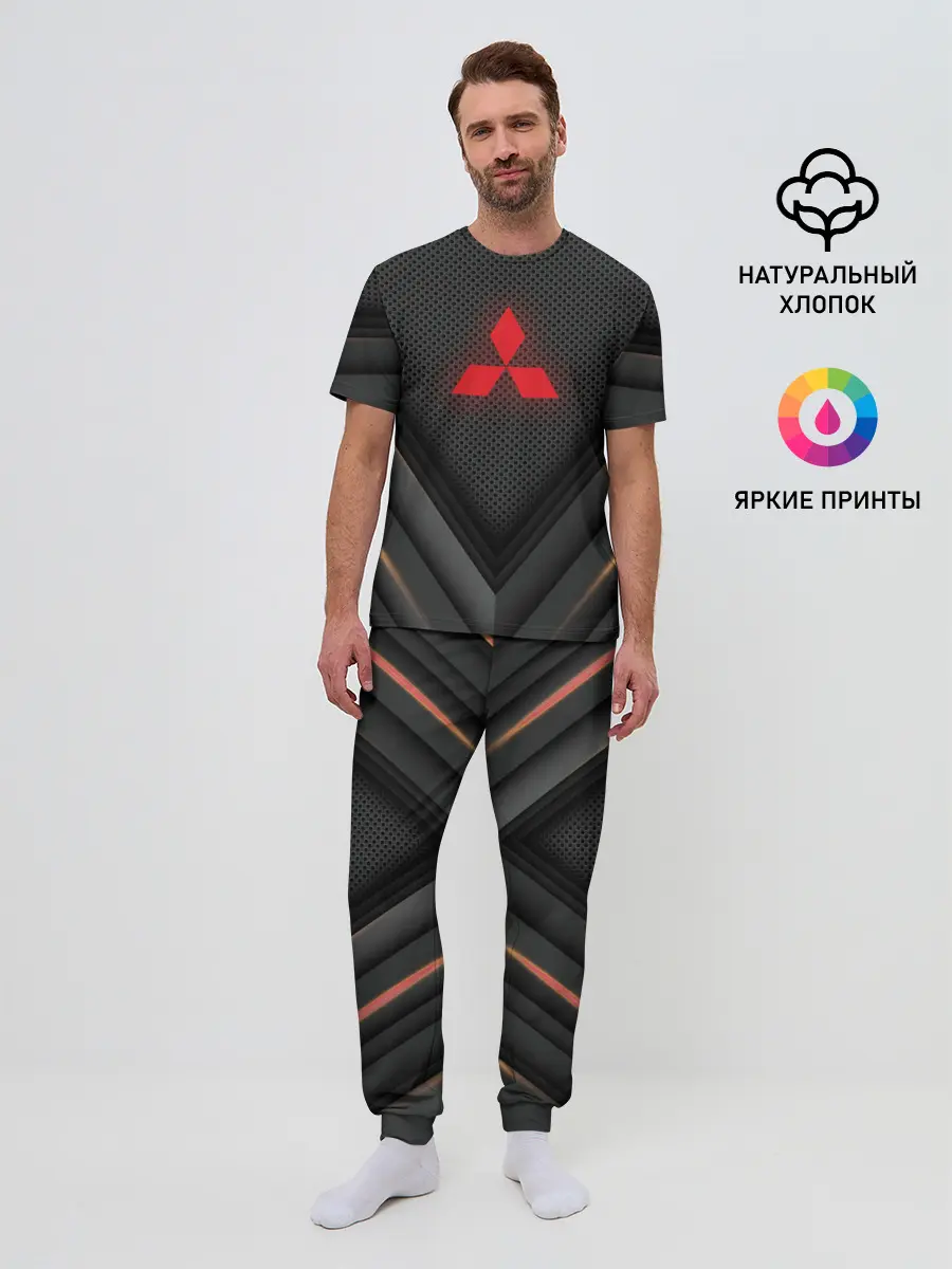 Мужская пижама с брюками / MITSUBISHI | МИТСУБИШИ