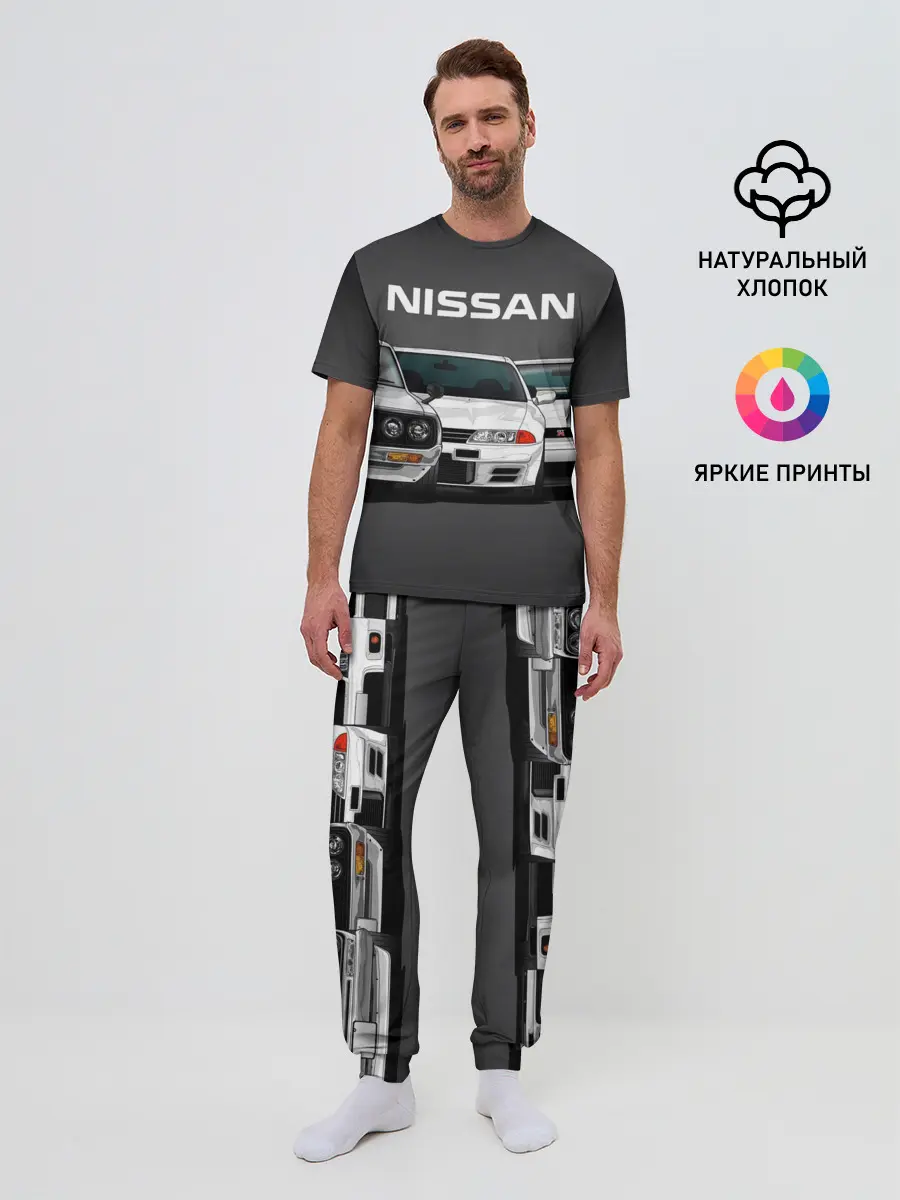 Мужская пижама с брюками / NISSAN | НИССАН
