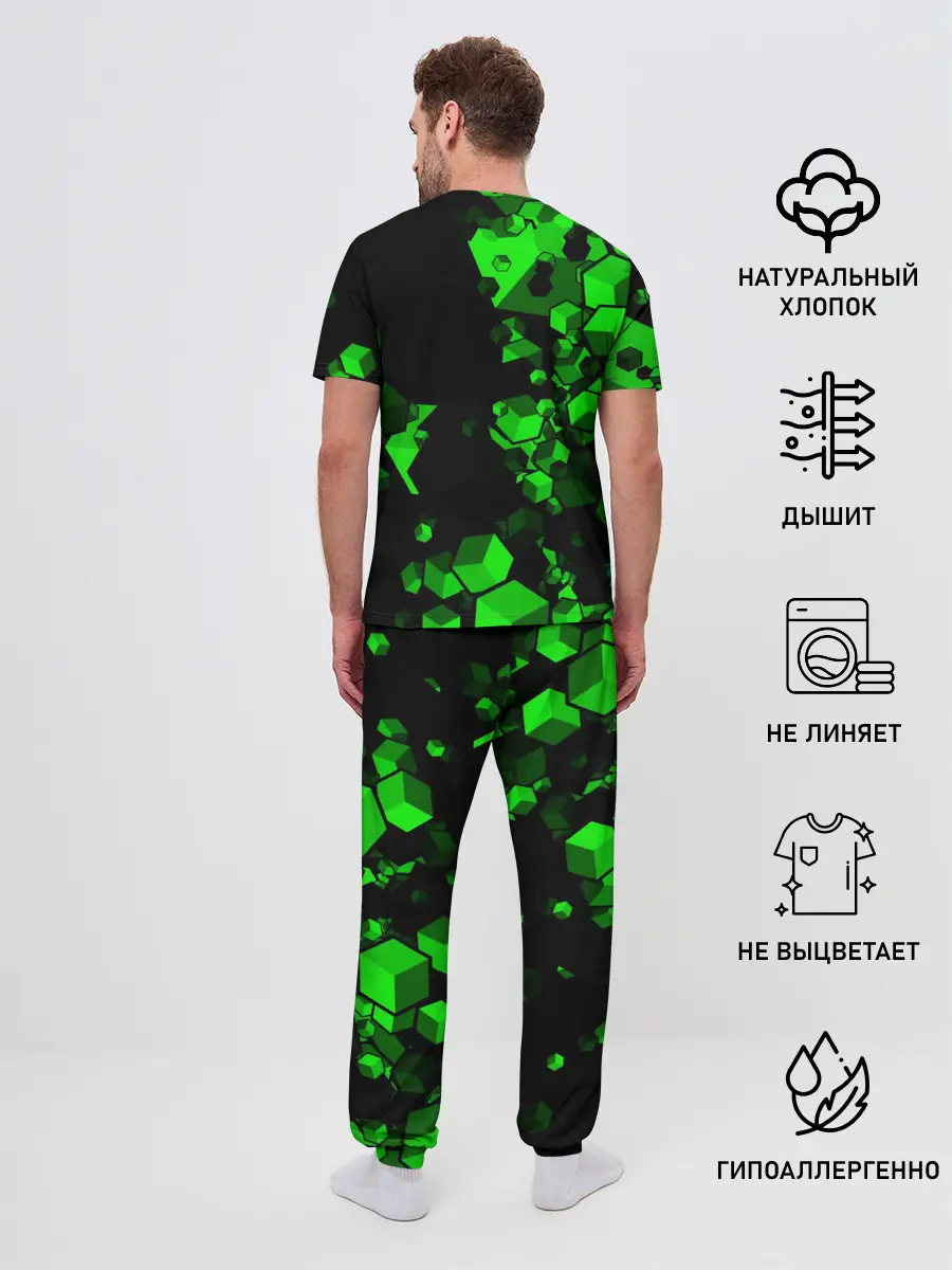 Мужская пижама с брюками / MINECRAFT