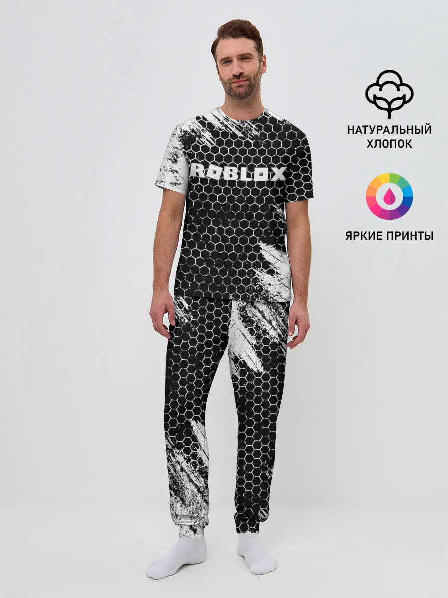 Мужская пижама с брюками / ROBLOX
