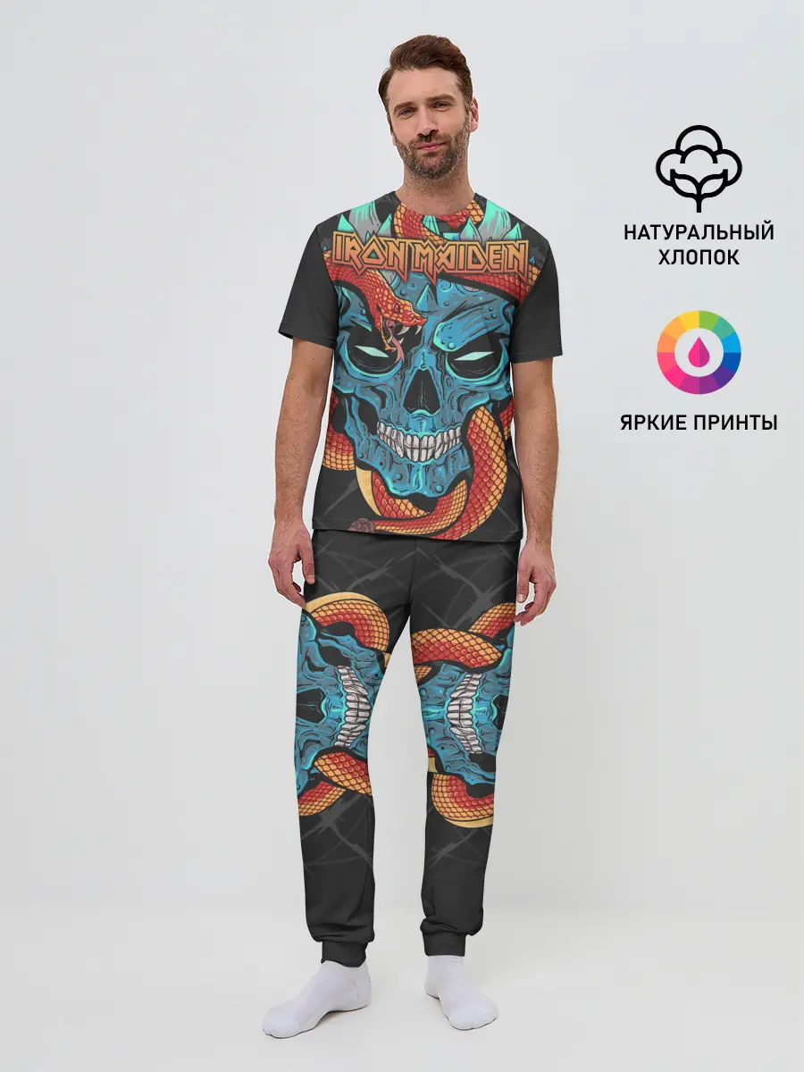 Мужская пижама с брюками / Iron Maiden