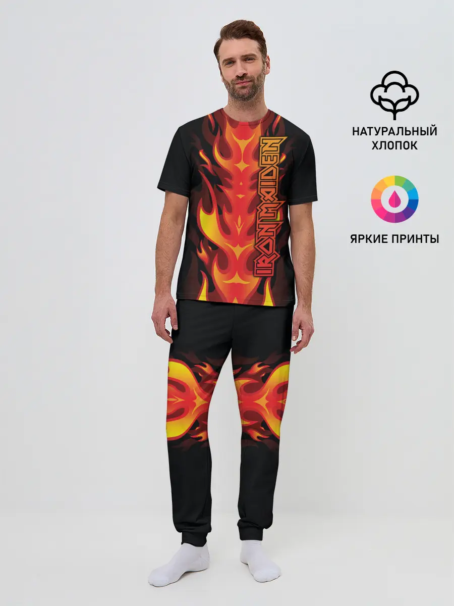 Мужская пижама с брюками / Iron Maiden