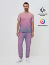 Мужская пижама с брюками / Абстрактный узор