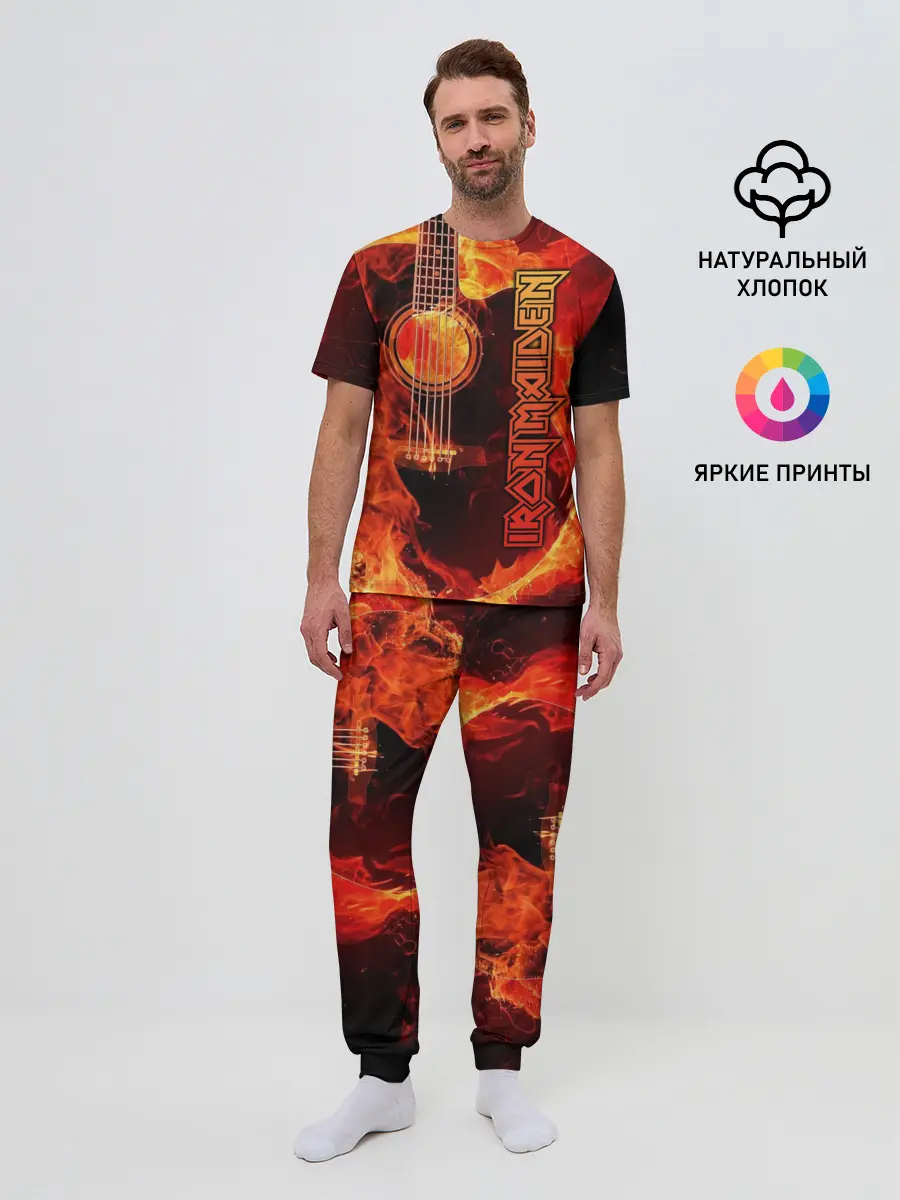 Мужская пижама с брюками / Iron Maiden