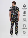 Мужская пижама с брюками / NBA Pattern | НБА Паттерн