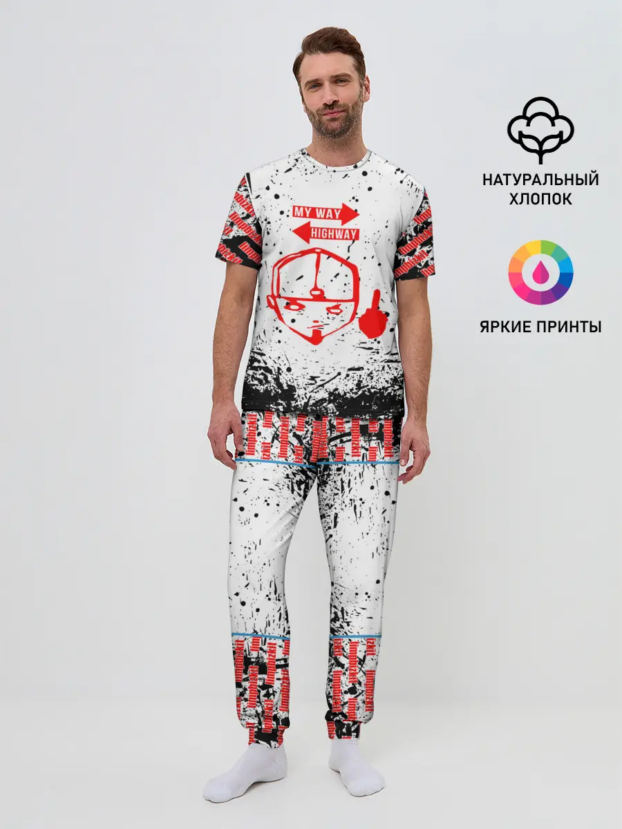 Мужская пижама с брюками / LIMP BIZKIT | ЛИМП БИЗКИТ