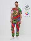 Мужская пижама с брюками / ФРАКТАЛЬНЫЙ УЗОР