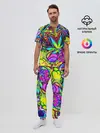 Мужская пижама с брюками / PSY ABSTRACTION